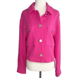 Zara Textured Weave Longsleeve Overshirt